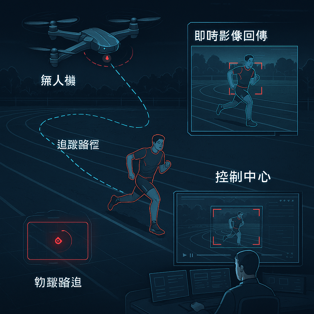 AIドローンスマート追跡